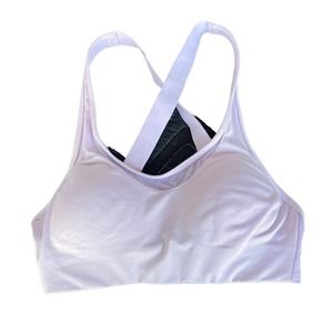 PINK Sports Bra Womens Extra Small XS Purple Ultimate Lightly Lined Adjustable